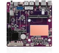 N150 Industrial Motherboard NAS 4 Cores 4 Threads Low Power Processor 2x2.5G i226 Network M.2 Slot 6xSATA 2* M.2 NVMe 2280, 1* PCIe 3.0x4, 1* TF Slot, Dual 4K Display, 6* USB with Fan