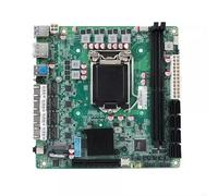 N17 NAS Motherboard High Speed Desktop Computer,DDR4 LGA1151 Support i3/i5/i7,6th-9th Gen Intel Processor, 4 * 2.5G Network Card, M.2 NVME, 8SATA3.0/USB3.0/ Soft Routing Board