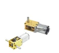 N20 All Metal Gear electronic starter DC 3V-12V 4RPM-381RPM Slow Speed High Torque Dual Axis Engine Worm Reduction electronic starter Smart Robot Car ICXLPMC(D 95RPM-381RPM_DUAL SHAFT)