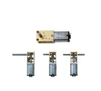 N20 All Metal Gearbox electronic starter Single/Dual/Long Shaft DC 3V-12V Slow Speed Large Torque Worm Gear electronic starter DIY Robot Model Car ICXLPMC((D)95-381RPM_LONG SHAFT)