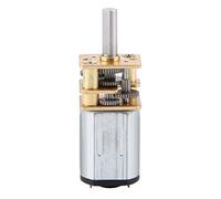 N20 DC Gear Motor 3V 6V 12V | 50-2000 RPM Speed Reduction Metal Gearbox | Robust Motor for Robotics/DIY Projects/Automation | D - Type 3x10mm Output Shaft