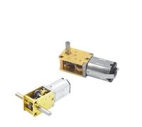 N20 Full Metal Gearbox electronic starter Singal/Dual Shaft DC 3V 6V 12V 4RPM-381RPM Slow Speed High Torque DIY Robot Car Eleltric Lock CZAOINCU((E)7-27rpm,Dual Shaft)