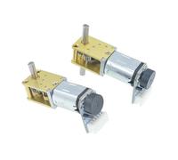 N20 Gear Box electronic starter DC 3V 6V 12V 4RPM-381RPM Slow Speed Large Torque Gear electronic starter Metal Gear Reduction electronic starter(12V 68RPM,Single Shaft)