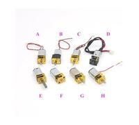 N20 Gear electronic starter DC 3V-12V Slow Speed Full Metal Gearbox Gear Reducer Engine Large Torque DIY Toy Robot BIANMTSW(Model F)