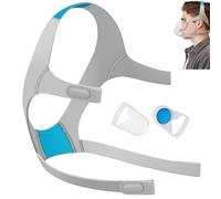N20 Headgear Strap with Clips, Adjustable Airfit N20 Cpap Headgear Strap, Comfortable Fit N20 Cpap Mask Head Strap Replacement Headgear with Magnetic Clips for Airfit/AirTouch N20 (L Size)