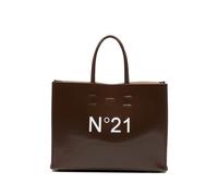 Nº21 Horizontal logo tote bag - Brown One Size