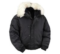 N2B Extreme Weather Flight Jacket. (S, Black)