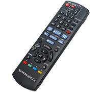 N2QAYB000575 IR6 Replace Remote Control Work for Panasonic Blu-Ray Disc DVD Player DMP-BD75 DMP-BD755 DMP-MST60 DMP-MS10 DMP-BDT210 DMP-BDT110 DMP-BDT215 DMP-BDT310 sub N2QAYB000574 N2QAYB000883