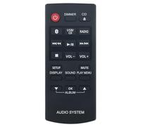 N2QAYB000984 Replacement Remote Control Fit for Panasonic CD Stereo | Systeem SC-PM254 SA-PM254 SB-PM02 Sub N2QAYB000944 SC-HC302 SC-HC300 SC-PM602 SA-PM602 SB-PM500 SC-HC395EG SC-HC397EB