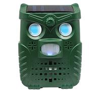 N3 Zelek Cat Repellent Pest Repeller Cat Scarer Fox Deterrent Sound Gunshots Solar Battery Cat Deterrent Garden Bird Scarer Model 1 Green