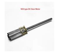 N30 DC Gear Motor DC 3V 6V 12V M4 55mm Threaded Gear Box Motor Lock(6V 300RPM)
