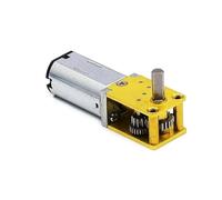 N30 Metal Gearbox Gear electronic starter DC 3V-12V 4rpm-380rpm Slow Speed electronic starter High Torque Engine with Self-locking DIY Robot Car BIANMTSW(B 7RPM-27RPM)