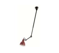 N302 Ceiling Light Matt Black & Matt Red