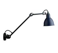 N304 L40 Wall Lamp Matt Black & Blue Hardwired