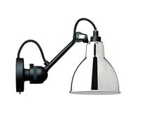 N304 Wall Lamp Matt Black & Chrome With On/Off