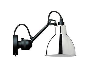 N304 Wall Lamp Matt Black & Chrome With On/Off