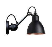 N304 Wall Lamp Matt Black & Matt Black & Copper With On/Off