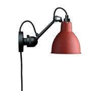 N304 Wall Lamp Matt Black & Matt Red With Cord