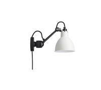 N304 Wall Lamp Matt Black & Matt White With Cord