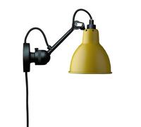 N304 Wall Lamp Matt Black & Matt Yellow With Cord