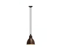 N322 XL Pendant Raw Copper & White Round