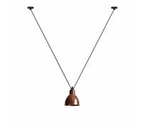 N323 Pendant Raw Copper & White Round