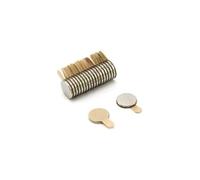 N35 Neodymium Easypeel Adhesive Magnet for Arts, Crafts, Model Making, DIY, Hobbies and Packaging - 8mm dia x 1mm - 0.39kg Pull - North - Pack of 20