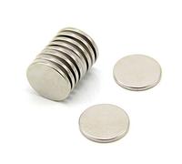 N35 Neodymium Magnet for Arts, Crafts, Model Making, DIY, Hobbies and Packaging - 20mm dia x 2mm thick - 2.3kg Pull - Pack of 4
