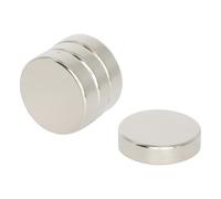 N35 Neodymium Magnet for Arts, Crafts, Model Making, DIY, Hobbies, Office and Home - 15mm dia x 4mm thick - 2.8kg Pull - Pack of 100
