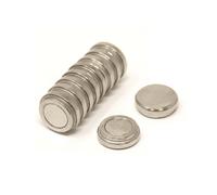 N35 Neodymium Top Hat Pot Magnet For Office, Fridge, Whiteboard, Refrigerator & Diy - 16mm X 5mm Thick - 2.4Kg Pull