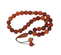 N4 NA - 10mm Natural Agate Gemstone Worry Fidget Prayer Beads Tasbih Beads Handmade by Jeannieparnell