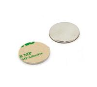 N42 Neodymium Adhesive Magnet for Arts, Crafts, Model Making, DIY, Hobbies and Packaging - 25mm dia x 2mm thick - 3.5kg Pull - South - Pack of 2
