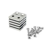 N42 Neodymium Countersunk Magnets & Screws Pack for Arts, Crafts, Model Making, DIY, Hobbies, Office and Home - 20mm x 10mm x 3mm thick x 3.5mm c/s - 4.2kg Pull - South - Pack of 10