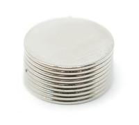 N42 Neodymium Disc Magnet - 9/16 in. dia x 1/32 in. thick - 1.37lbs Pull (Pack of 10)