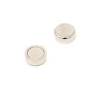 N42 Neodymium Glue In Pot Magnet Ideal for When a Screw is Not a Possible Fixing Option - 20mm dia - Pack of 4