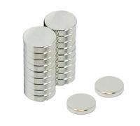 N42 Neodymium Magnet c/w Dimple on North Face for Research, Technology and Crafts - 6mm dia x 1.5mm thick - 0.44kg Pull - Pack of 20