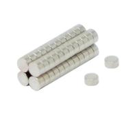 N42 Neodymium Magnet for Arts, Crafts, Model Making, DIY and Hobbies - 2mm dia x 1mm thick - 0.11kg Pull - Pack of 50