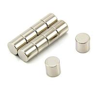 N42 Neodymium Magnet for Arts, Crafts, Model Making, DIY, Hobbies, Office, and Home - 10mm dia x 10mm thick - 3.9kg Pull - Pack of 10