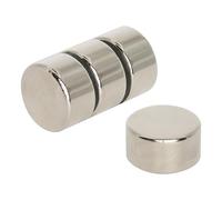 N42 Neodymium Magnet for Arts, Crafts, Model Making, DIY, Hobbies, Office and Home - 15mm dia x 8mm thick - 6.9kg Pull - Pack of 4