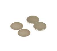 N42 Neodymium Magnet for Arts, Crafts, Model Making, DIY, Hobbies, Office and Home - 20mm dia x 0.5mm thick - 0.48kg Pull - Pack of 10