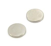 N42 Neodymium Magnet for Arts, Crafts, Model Making, DIY, Hobbies, Office and Home - 25mm dia x 3mm thick - 5.5kg Pull - Pack of 2