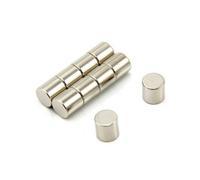 N42 Neodymium Magnet For Arts, Crafts, Model Making, Diy, Hobbies, Office, & Home - 10mm Dia X 10mm Thick - 3.9Kg Pull - Pack Of 4