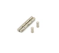 N42 Neodymium Magnet For Arts, Crafts, Model Making, Diy, Hobbies, Office, & Home - 4mm Dia X 8mm Thick - 0.7Kg Pull