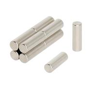 N42 Neodymium Magnet for Arts, Crafts, Model Making, DIY, Hobbies, Science, Office and Home - 4mm dia x 12.5mm thick - 0.72kg Pull - Pack of 10