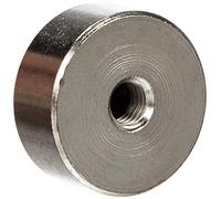 N42 Neodymium Pot Magnet - 19mm dia x 8mm thick x M5 thread hole for DIY, Engineering, Manufacturing, Hanging and Holding Applications - 17kg Pull