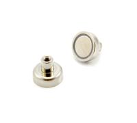 N42 Neodymium Pot Magnet For Engineering, Manufacturing, Hanging & Holding Applications - 20mm X 15mm X M4 Thread - 18.3Kg Pull