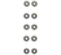 N42 Neodymium Stainless Steel Pot Magnet for Arts, Crafts, Model Making, DIY, Hobbies, Office, and Home - 14mm dia x 3.5mm thick x 3.5mm c/bore - 5.2kg Pull - Pack of 10