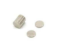 N45Sh High Temp Neodymium Magnet For Diy, Engineering & Manufacturing Applications - 10mm X 1.5mm Thick - 1.1Kg Pull