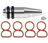 N47 Intake Swirl Flap Delete Blank Plug Bung Metal With Manifold Gaskets