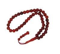 N475 45 Bead Prayer Worry Fidget Tasbih - Smooth Polyester Beads for Meditation, Stress Relief & Spiritual Focus | Handmade Islamic Prayer Beads